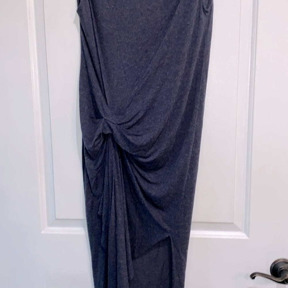 All saints dark grey knotted dress - Picture 4 of 9